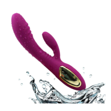Brinquedo Sexual Chronus Vibrador - Silicone chupando clit?ris, 10 vibra??es, ? prova d'?gua, para prazer em qualquer lugar (Roxo).