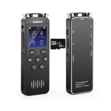 Chronus 16GB HD Voice Recorder, 32H Battery for Meetings (Black)