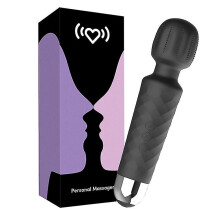 Massageador de Varinha Sem Fio Chronus, ? Prova D'?gua (Preto)