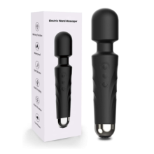 Massageador de Varinha Sem Fio Chronus Handheld - 8 Velocidades e 20 Modos, ? prova d'?gua, para massagens terap?uticas em casa ou no escrit?rio.