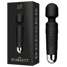 Massageador de Varinha Chronus, Massageador Pessoal El?trico Sem Fio Port?til, ? Prova D'?gua (Preto)