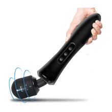 Chronus Super Poderoso Massageador Port?til Sem Fio para Tecidos Profundos, 8 Velocidades e 20 Modos