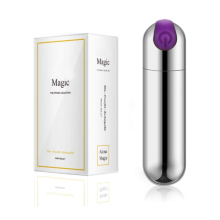 Vibrador de Bala Recarreg?vel Super Poderoso, 10 Modos de Vibra??o, Silencioso e ? Prova D'?gua