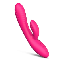Vibrador de Coelho de Ponto G 2 em 1 para Mulheres, Vibrador de Silicone L?quido, Silencioso