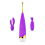 Vibrador de Clit?ris de Brinquedo Sexual, Cabe?as Recarreg?veis, Multiuso e Mut?veis 1