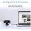 Webcam with Microphone,USB 2.0 Desktop Laptop Computer 1080P Web Camera for Video Streaming/Conference/Game/Study, black 2