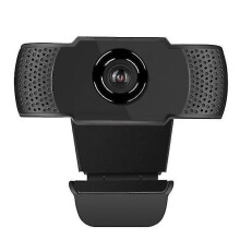 Webcam with Microphone,USB 2.0 Desktop Laptop Computer 1080P Web Camera for Video Streaming/Conference/Game/Study, black