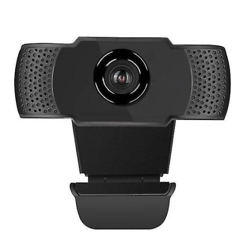 Webcam with Microphone,USB 2.0 Desktop Laptop Computer 1080P Web Camera for Video Streaming/Conference/Game/Study, black