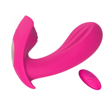 Vibrador de Calcinha Vest?vel, Controle Remoto Sem Fio, Estimulador Clitoriano e Ponto G (12 Modos)