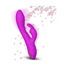 Massageador de Silicone ? Prova D'?gua para Al?vio Muscular, 2 Motores e 12 Modos, Recarreg?vel USB