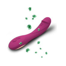 Vibrador de Silicone para Mulher, Bast?o de Massagem Recarreg?vel USB, 12 Modos, Brinquedos Sexuais para Casais, Roxo