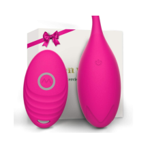 Ovo Vibrat?rio de Controle Remoto, Kegel Ball Port?til Silicone Sem Fio 10 Modos, Flex?vel e ? Prova D'?gua