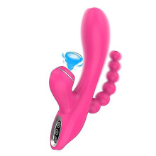 Vibradores para Clit?ris e Ponto G com Impulso, 7 Modos de Vibra??o, Vers?o Atualizada, Rosa