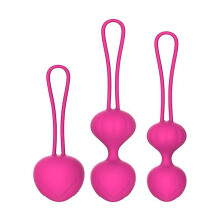 Kegel Exercise Balls - Kegel Balls for Women, 3 Pack para Iniciantes a Avan?ados (Rosa)