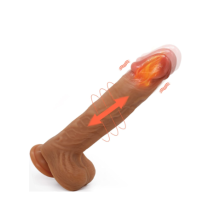Dildo realista para iniciantes, silicone superdimensionado com ventosas para jogo de m?os livres, cor de pele