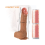 Vibrador realista de 9,8 polegadas, aquecido, sem fio, cor de pele 4