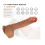 Vibrador realista de 9,8 polegadas, aquecido, sem fio, cor de pele 2