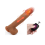 Vibrador realista de 9,8 polegadas, aquecido, sem fio, cor de pele 1
