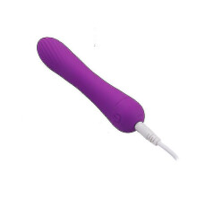 Massageador de Varinha Sem Fio com 10 Modos de Massagem, 100% ? Prova D'?gua, Recarreg?vel por USB, Silencioso, Roxo