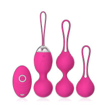 Kit de treinamento Kegel Balls, 3 dispositivos para fortalecimento p?lvico, vermelho