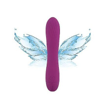 Massageador El?trico Port?til Sem Fio de Silicone, 100% ? Prova D'?gua, 10 Modos de Frequ?ncia