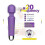 Chronus (Purple) 20-Pattern Wand Massager Waterproof 2