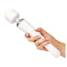Massageador Sem Fio - A Mais Poderosa Energia de Vibra??o Terap?utica - USB - Branco