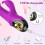Vibrador feminino retr?til, balan?o retr?til, 9 modos, roxo 4