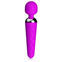 Massageador pessoal, terapia sem fio recarreg?vel, 12 modos, roxo