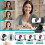 Chronus Webcam 4K Full HD Web Camera with Microphone Light Microphone Web cam for Laptop Video Mini Camera(black) 4