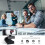 Chronus Webcam 4K Full HD Web Camera with Microphone Light Microphone Web cam for Laptop Video Mini Camera(black) 3