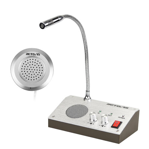 Retevis Rt-9908 Dual Way Window Intercom System Bank Counter Interphone Zero-touch For Business Stor
