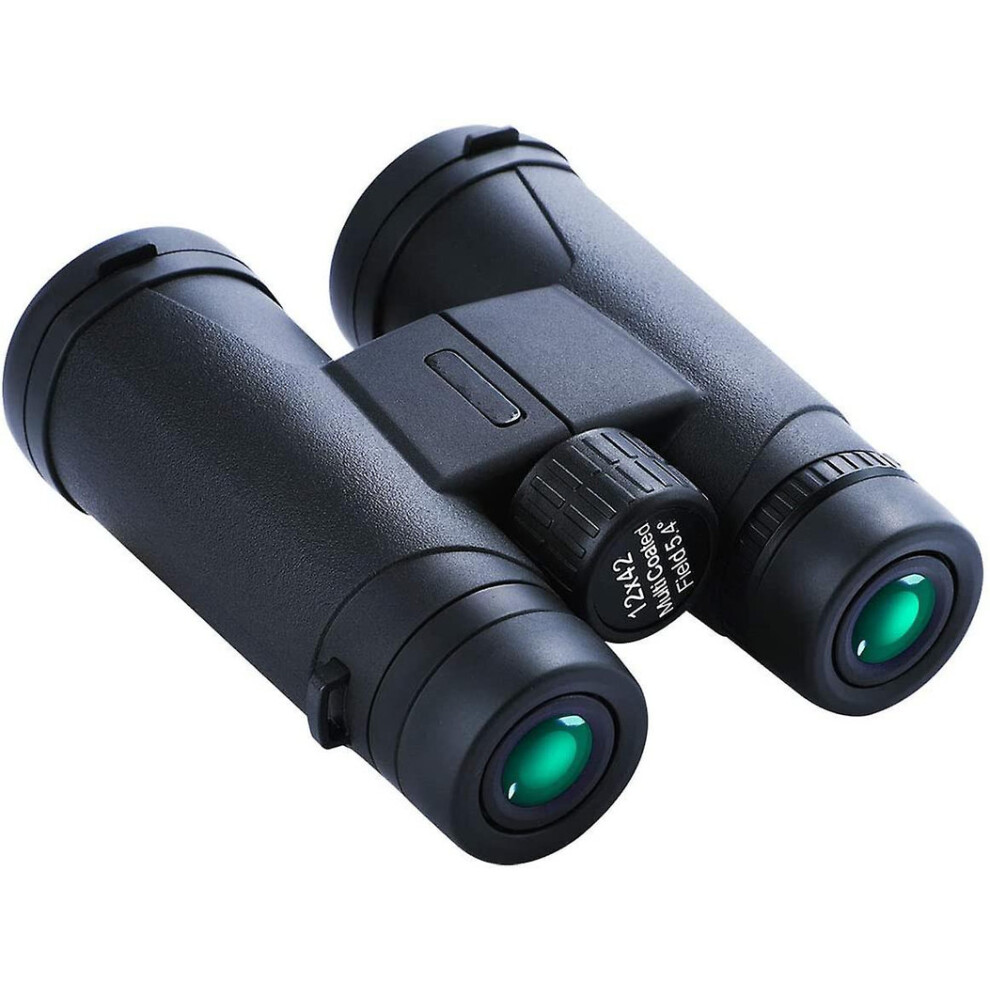 Chronus 12x42 Binoculars with Roof Prism for Adults, Compact, Portable, Waterproof, with Night Vision, BAK4 Prism, FMC Lens, HD Clear Vision for