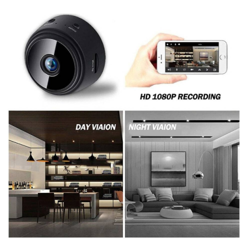 Chronus 1080P HD Wireless Hidden Camera with Night Vision Function and Motion Detection(Black) 2