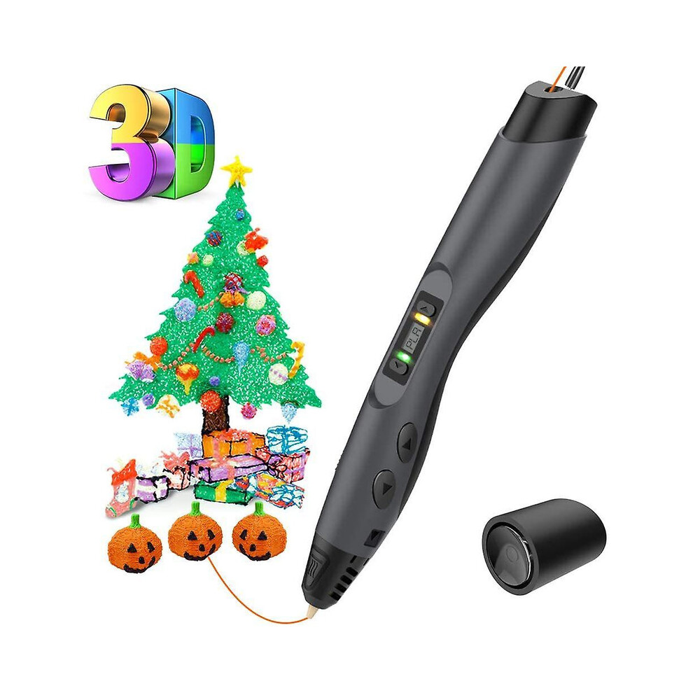 Chronus 3D Printing Pen for Kids & Adults, LCD, 8 Speeds, PLA/ABS Compatible