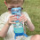 Nuby Nuby Super Quench Water Bottle-No Spill Active Toddler Sippy Cup 540ml Carry Handle Freeflow Dishwasher Steriliser 18 Months Plus, Traffic Pack of 2 3