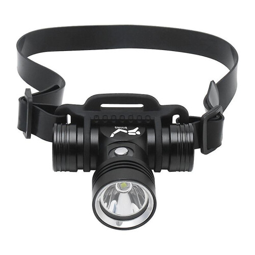 Chronus Dive Headlamp 2000LM, 60M Waterproof, Rechargeable Scuba Light