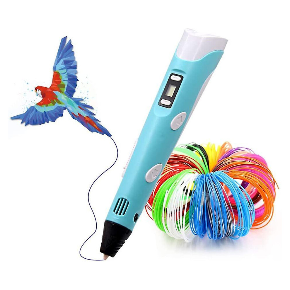 Chronus 3D Pen with 265 Feet 27 Colors PLA Filament Refills,3D Printing Pen Compatible PLA & ABS,Creative Toys,Perfect Arts Crafts Gift for Kids &