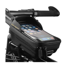 Chronus Mens Gifts Bike Bag As Bike Phone Holder,Bike Frame Bag Leviable for Bike Accessories,Touch Screen Phone Holder for Bike to iPhone 13/Huawei