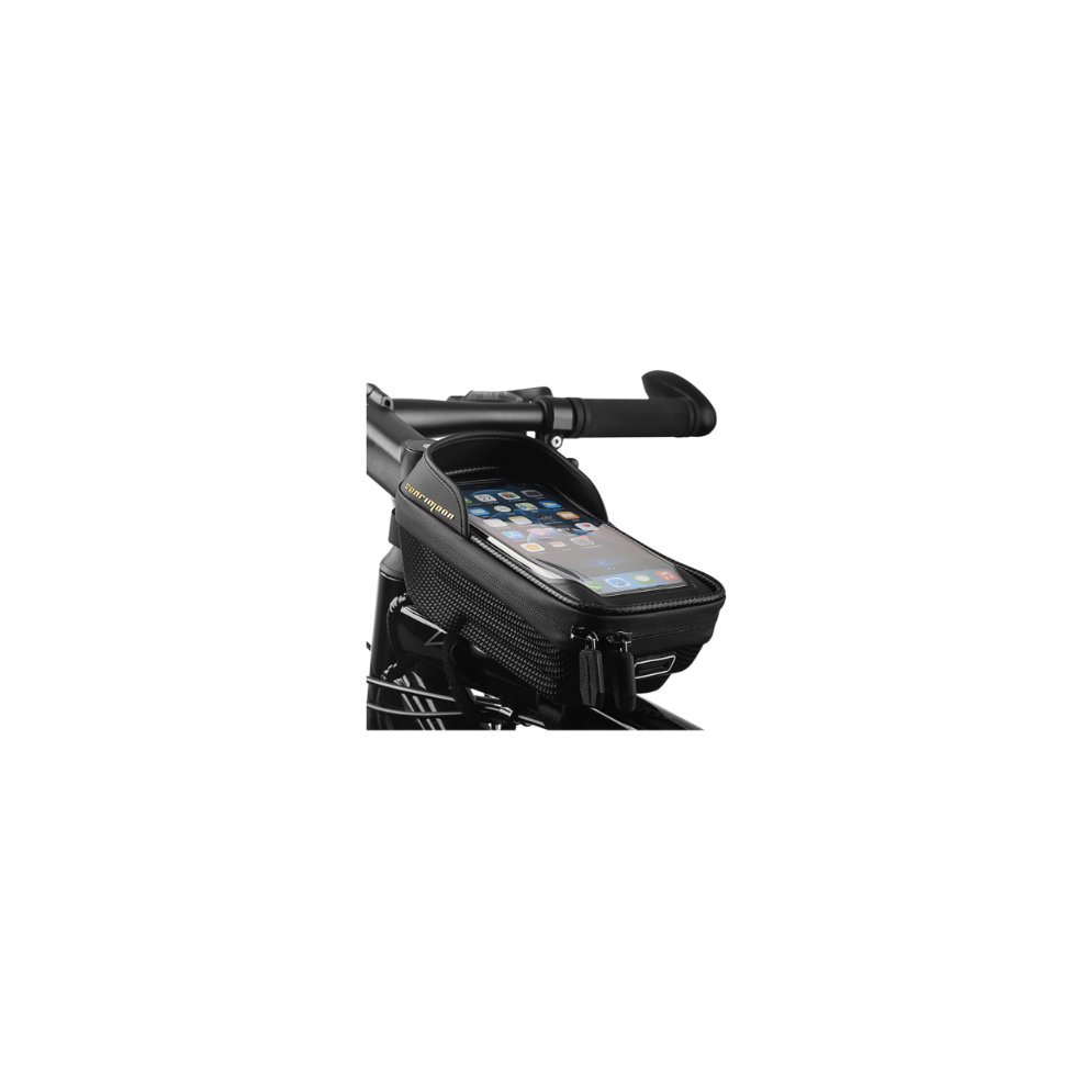 Bike Frame Bag with Touch Screen Phone Holder, Gifts for Men, Fits iPhone 13/Huawei