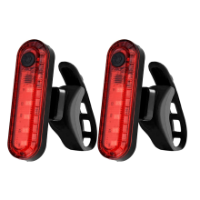 2 balenia USB nabíjateľné zadné zadné svetlo na bicykel Ultra jasné zadné svetlo na bicykel