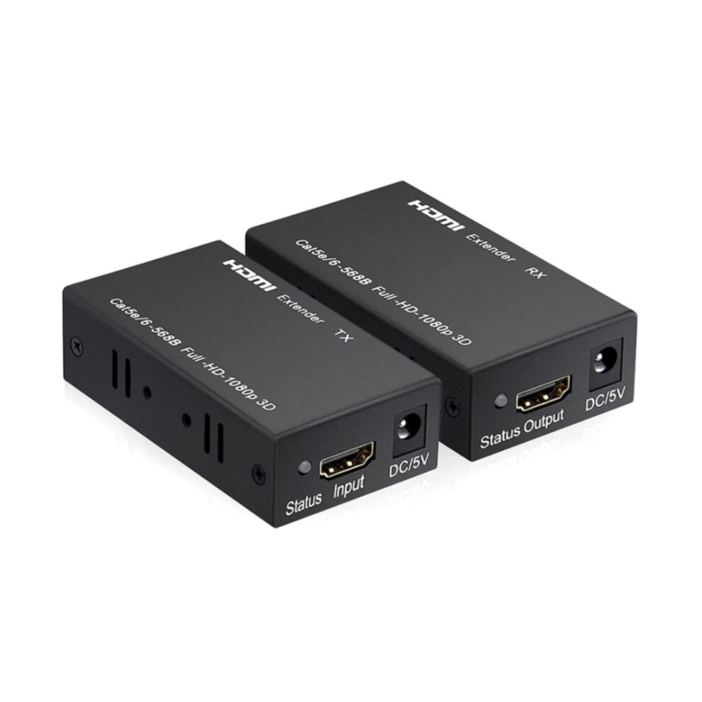 Chronus 60m HDMI Extender -HDMI to Ethernet, 1080p, RJ45 up to 196ft