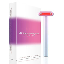 4 In 1 Facial Wand Led Red Light Therapy Facial Massage Tool Ems Face Massager Machine Skin Care Beauty Device For Face Neck