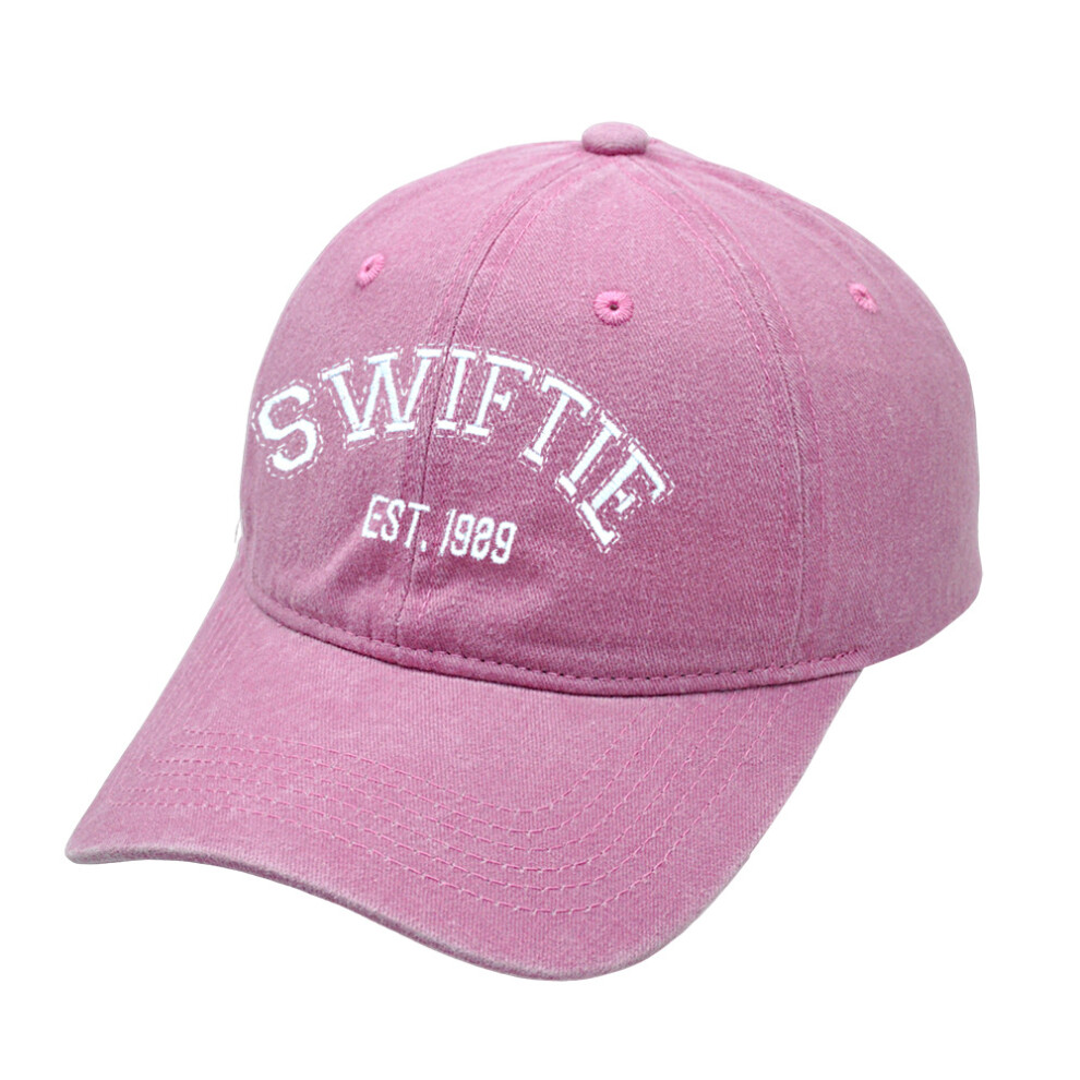 (Pink) Taylor Alison Swift Letters Baseball Cap Breathable Sunshade Hat Cotton Unique