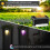 Solar Pool Side Lights 4-pack ,swimming Pool Accessories Night 4