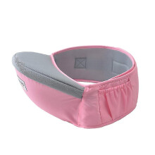 (pink) Baby Hip Seat, Hip Carrier With Side Pocket, Seat Carrier Lightweight Baby Carrier Front Carrier