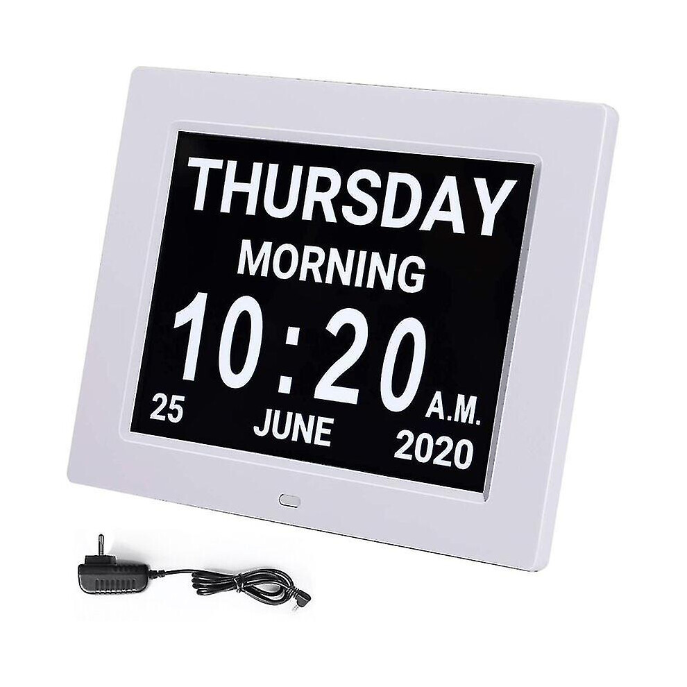 Inch Senior Watch. Digital Calendar And Senior Clock - Digital Clock, Alarm Clock, Calendar For The Elderly And People With Dementia