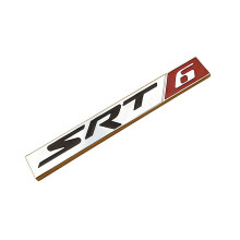 (6) 1pcs Personalized 3d Car Stickers Metal Srt6/8/10 Car Stickers Badge Decoration Stickers Universal For Jeep Dodge