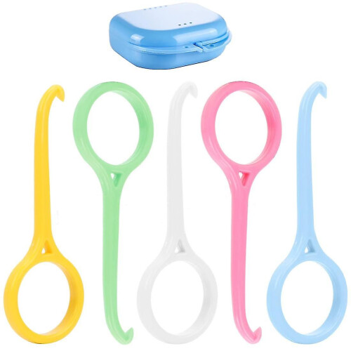 5 Pcs Aligner Removal Tool For Invisible Braces, Braces Removal Tool Braces Extractor With 1 Denture Case