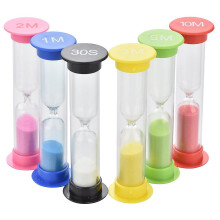 Sand Timer 6 Colors Hourglass Sandglass Timer 30 Sec /1/2/3/5/10 Mins-1228